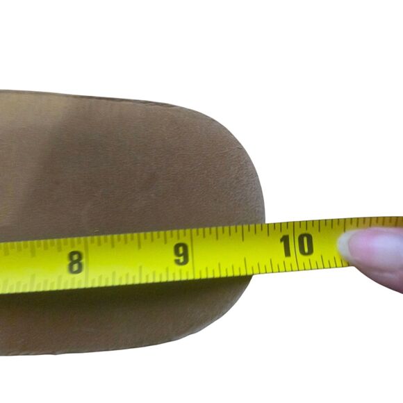 Rainbow Sandals Las Flores Women's Sz 6.5 -7.5 Brown Leather Floral Etching - Picture 12 of 13